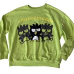 Badtz Maru Sanrio Graphic Crewneck Sweatshirt Green XL Photo 0