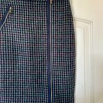 J.Crew - Adorable Houndstooth Wool Zip Up Asymmetrical Skirt - Brand new condition! Photo 7