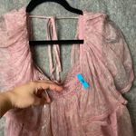 Tularosa Women Size XL Caleb Dress in Lilac Toile Floral Mini Teared Dress Photo 6