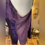 Cabernet pajama set with long, wide leg pants & camisole top with beading. Size XL Photo 4