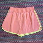 Lily White ORANGE & YELLOW TRACK SOFT SHORTS Photo 0