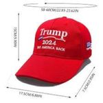 Trump Hat 2024, Maga Hat, Make America Great Again Hat, Trump Merchandise, 45 47 Red Photo 5