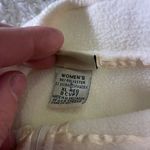 L.L.Bean  Lightweight 1/4 Zip Fleece Pullover Sweatshirt Size XL Cream Ivory Photo 2