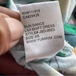 Yumi Kim  | Teal Floral T-shirt Dress Sz XS Photo 7