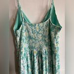 No Boundaries NoBo Long Flower Pattern Spaghetti Strap Dress Size LG 11/13 Photo 5