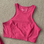 Outdoor Voices Athena Crop Top Bra Warmup Leggings Bundle Flamingo Pink Like New Photo 1
