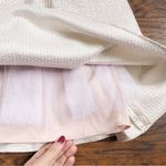 Aidan Mattox • strapless fit & flare mini dress champagne gold cocktail pleated Photo 7