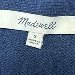 Madewell Merino Wool Blue V-neck Button Long Sleeve Knit Cardigan Sweater Top S Photo 2