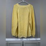 Ava & Viv  Sunny Yellow Crew Neck Sweater Photo 3