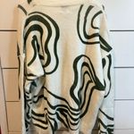 Princess Polly  Pattern White & Green Sweater Photo 2