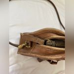 Coach Vintage  NY 3627 Distressed Leather Skinny Flight Bag Tan Photo 11