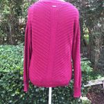 prAna  ellery magenta sweater knitted layered Photo 5