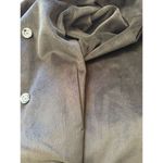 Dennis Basso Dennis by Dennis‎ Basso Leopard Reversible Trench Coat Womens L Hood Mob Wife Photo 6