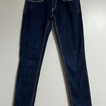 Levi Strauss 524 Women 'Too Superlow' Skinny Black Denim Jeans Size 7 Long Blue Photo 0