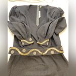 St. John Vintage St. Johns Santana Knit Dress. Beaded Belt and cuffs, Size 14 Photo 11