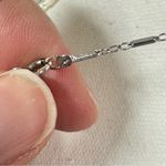 Silver Tone Horse Pendant Necklace Blue Stone Photo 3