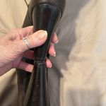 Michael Kors sz6.5 lace up brown leather boots w/removable faux fur tops EUC Photo 3