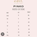 PINKO zebra blazer dress in nokota NWT Black Size L Photo 15