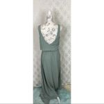 Show Me Your Mumu  Kendall Maxi Dress in Silver Sage Crisp NWT Medium Photo 4