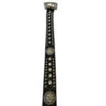 Blazin Roxx  Cowgirl leather belt sparkling rhinestones and silver small Photo 3