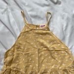 Pastel yellow and white floral mini sundress Photo 1