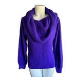 Vintage Designers Originals Royal Purple Cowl Neck Sweater Small S Photo 5