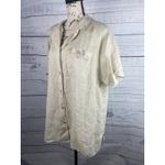 Jordan Vintage  Linen Shirt Womens 18W Button Front Pocket Collar Short Sleeves Photo 5