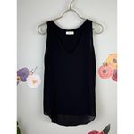 Sandy & Sid  Classic Black V-Neck Tank Top - Size - Small Photo 4