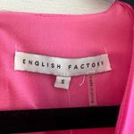 English Factory  NWT Hot Pink Puff Sleeve Dress Size S Photo 6