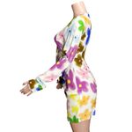 With Jean WITH JÉAN Hermana Mini Dress, Viola Tricolor, Small Photo 5