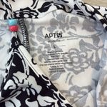 Apt. 9  Intimates Black & White Floral Tank Size L Photo 5