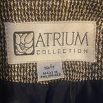 VTG Gray Black Tweed Blazer Shoulder Pads work office professional Size 10/11 Brown Size M Photo 7