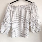 Le Tote x Olivia Culpo Off the Shoulder Top Size Small Photo 14