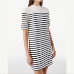 frame denim FRAME - 70s Mariner Dress Size XS Cream and Black Photo 1