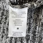 XOXO  Women's Gray Cable Knit Faux Fur Trim Open Front Cardigan Sweater M Photo 2