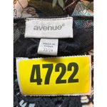 Avenue Floral Print Kimono Open Front Plus Size 22/24 Black Lace Trim Topper Photo 6