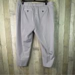 Talbots Woman Size 18W W Heritage Blue/White Striped Cropped Pants Back Pockets Photo 1