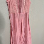 Anthropologie  Blank London Pink Boho Midi Maxi Dress NwT Sample Small Photo 2