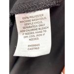 Nordstrom Black Long Sleeve Midi Shirt Dress XS Career Wear Business Minimalist Photo 5