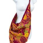 Papua Boho Hippie Summer Cotton Bilum Floral Hobo Shoulder Bag Baby Pouch Yellow Photo 0