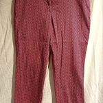 Chinese Laundry  pink chinos with navy design size 12 Photo 0