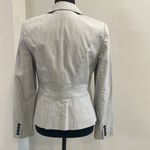 Loft Ann Taylor  Light Gray Pinstripe Blazer Jacket. Size 2 Photo 4