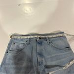 Wrangler  Light Wash Cut Off Raw Hem High Rise Denim Shorts Size 31 x 30 Photo 4