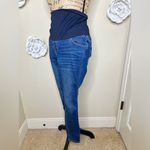 Old Navy NTM Maternity Full Panel Belly Medium Blue Skinny Fit Jeans Sz 4 Short Photo 6