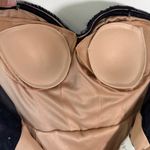 Galina Signature Strapless Corset Gown Size 12 Beaded Strapless Black Photo 9