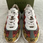 Gucci New Authentic  663681 Women's Rhyton Sneakers Size 35.5‎ 35 1/2 Photo 1