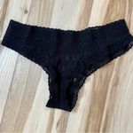 Victoria's Secret  Black Lace Floral Pattern Lingerie Slip Dress Photo 4