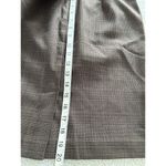Van Heusen Skirt Brown Plaid Knee Length Pencil Lined Slit Size 4 Photo 8
