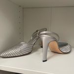 St. John  Metallic Striped Heels Photo 5