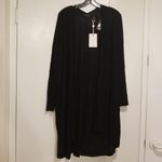 Ted Baker 💕 LONDON💕 Zema Long Line Wrap Cardigan Sweater Black NWT Photo 6